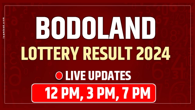 Bodoland Lottery Result live